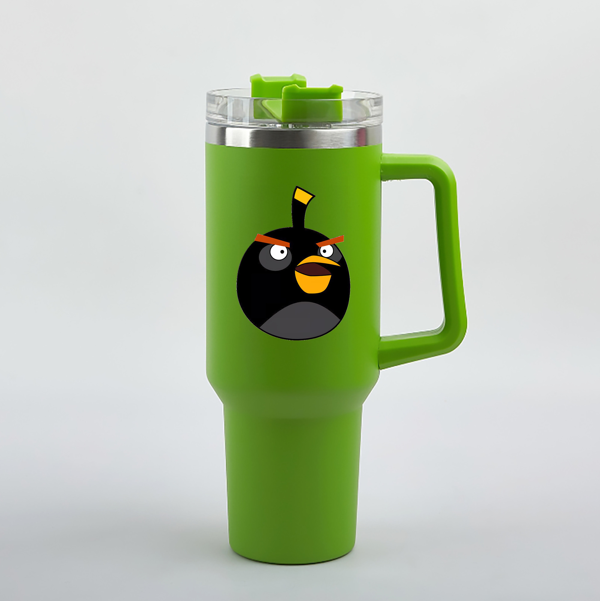（画像用） Angry Birds アングリーバード 1200mL車用タンブラー（カラープリント）